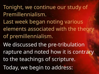 Tonight, we continue our study of