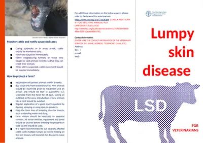 Monitor cattle and notify suspected cases During