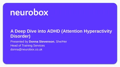 A Deep Dive into ADHD (Attention Hyperactivity
