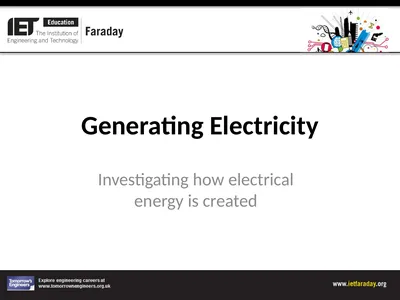 Generating Electricity Investigating how