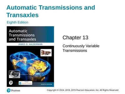 Automatic Transmissions and Transaxles Eighth