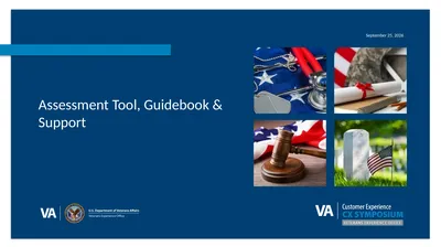 Assessment Tool, Guidebook & Support Assessment –