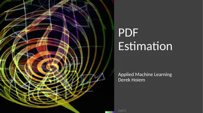 PDF Estimation Applied Machine Learning Derek