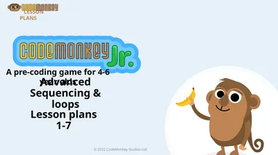 © 2022 ​CodeMonkey Studios Ltd. LESSON PLANS 1 A