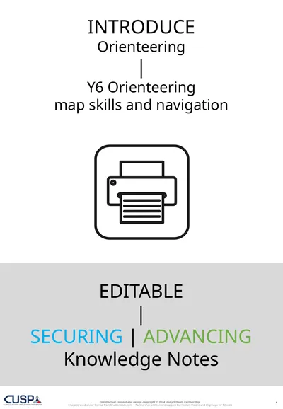 EDITABLE | SECURING | ADVANCING Knowledge Notes 1