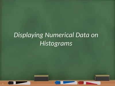 Displaying Numerical Data on Histograms 1 2 Lesson