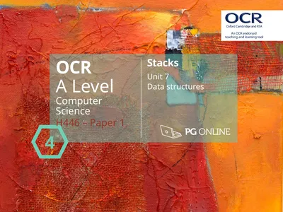 OCR A Level Computer Science H446 – Paper 1 Stacks
