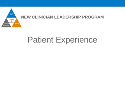Patient Experience The Quadruple Aim Why Does