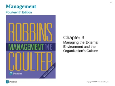 Management Fourteenth Edition Chapter 3 Managing