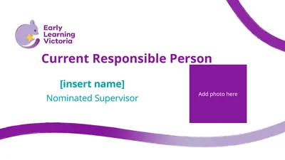 [insert name] Nominated Supervisor Current