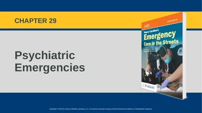 Psychiatric Emergencies CHAPTER 29 Introduction