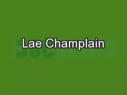 Lae Champlain