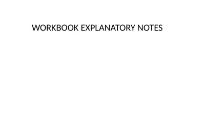 WORKBOOK EXPLANATORY NOTES NOUNS 1 . ANSWER : D (