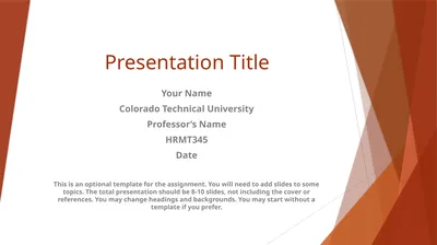 Presentation Title Your Name Colorado Technical