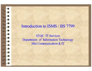 Introduction to ISMS