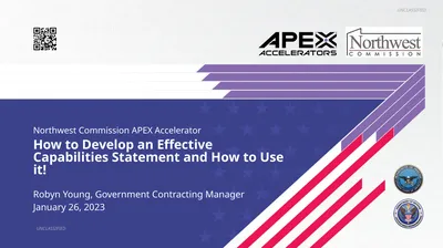 How to Develop an Effective Capabilities Statement