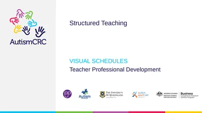 Structured Teaching VISUAL SCHEDULES Teacher