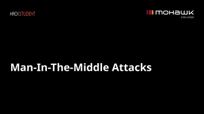 Man-In-The-Middle Attacks Definition