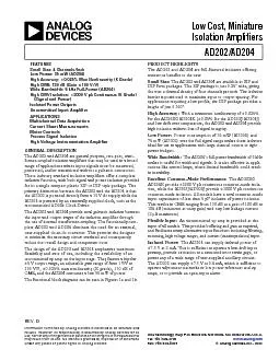 AD202/AD204