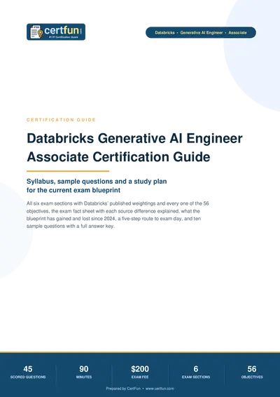 Databricks Generative AI Engineer Associate Certification Guide