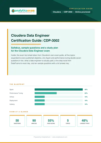 Cloudera Data Engineer Certification Guide: CDP-3002