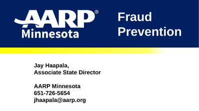 Jay Haapala, Associate State Director AARP