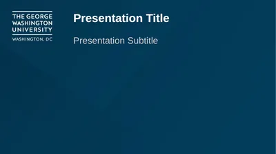 Presentation Title Presentation Subtitle Use