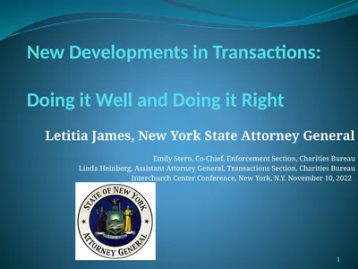 New Developments in Transactions: Doing it Well
