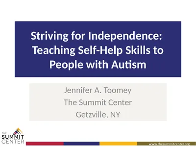 Striving for Independence: Teaching Self-Help