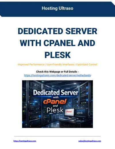 Dedicated servers with CPanel and Plesk