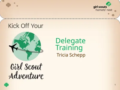 1 Delegate Training Tricia Schepp 2 Understand the