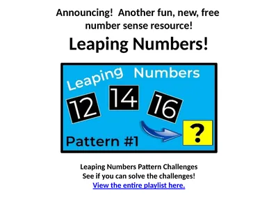 Leaping Numbers Pattern Challenges See if you can