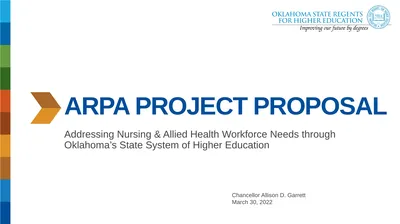 Arpa project proposal Addressing Nursing & Allied