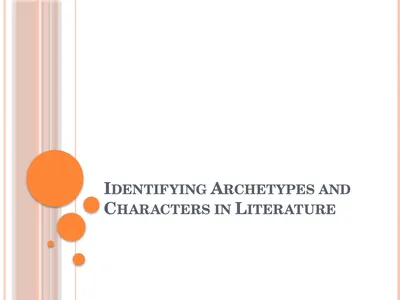 Identifying Archetypes and Characters in