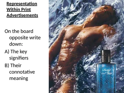 Representation Within Print Advertisements On the