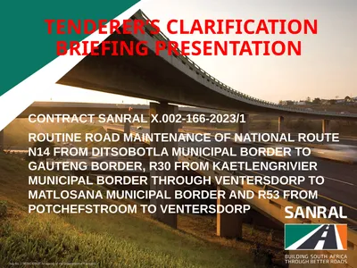 TENDERER’S CLARIFICATION BRIEFING PRESENTATION