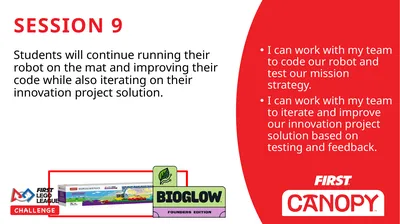 SESSION 9 I can work with my team to code