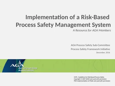 Implementation of a Risk-Based Process Safety