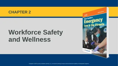 Workforce Safety and Wellness CHAPTER 2