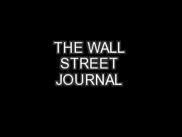THE WALL STREET JOURNAL 