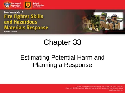 Chapter 33 Estimating Potential Harm and Planning