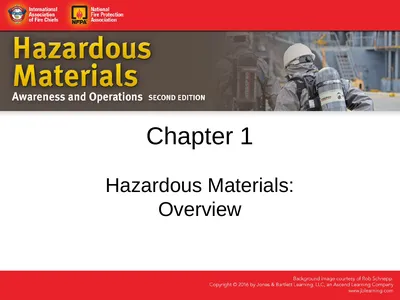 Chapter 1 Hazardous Materials: Overview