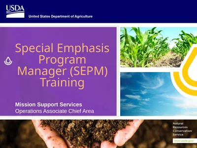 Special Emphasis Program Manager (SEPM) Training
