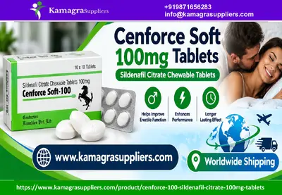 Cenforce Soft 100mg Tablets