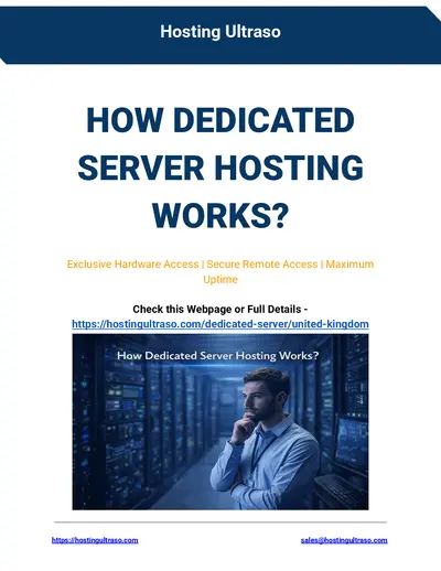 How Dedicated Server Hosting Works