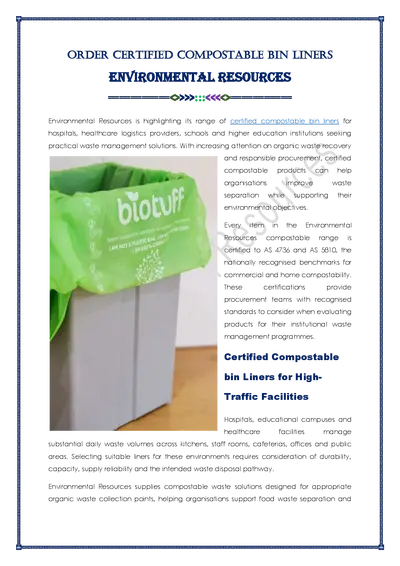 Order Certified Compostable Bin Liners