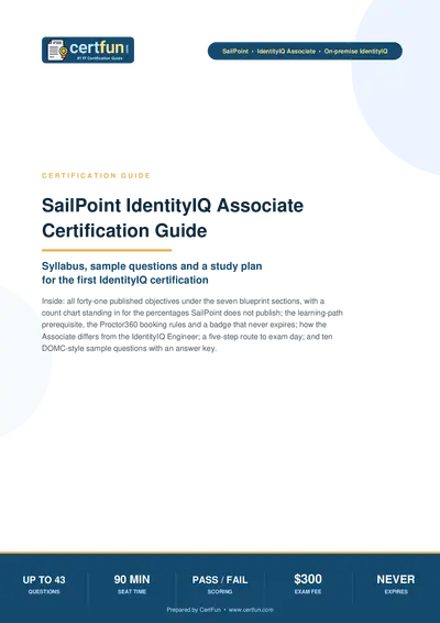 SailPoint IdentityIQ Associate Certification Guide