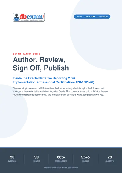 1Z0-1083-26 Certification Guide