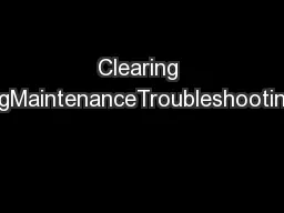 Clearing jamsPaper handlingMaintenanceTroubleshootingAdministrationInd