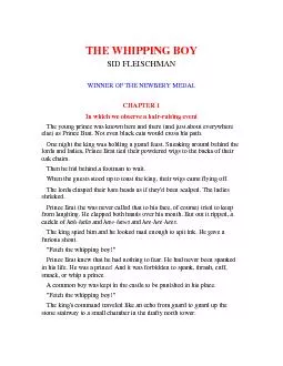 THE WHIPPING BOY